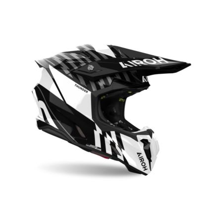 Kask AIROH TWIST 3 THUNDER BLACK/WHITE GLOSS 2XL
