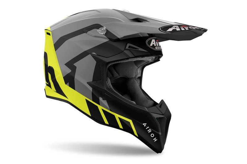 Kask AIROH WRAAAP Reloaded YELLOW MATT 2XL