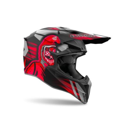 Kask AIROH WRAAAP Cyber RED MATT 2XL
