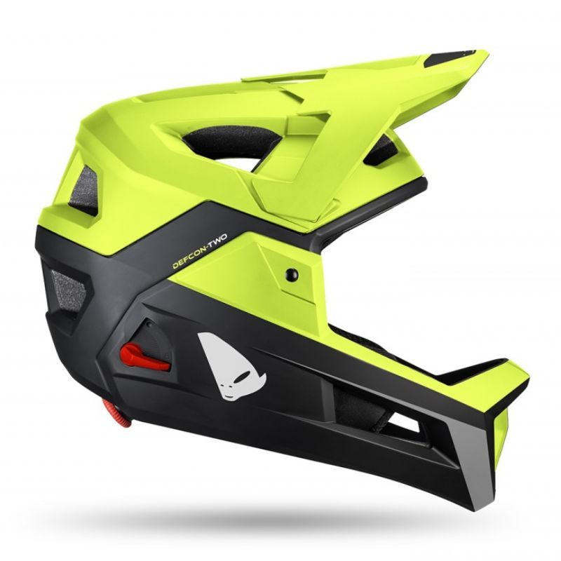 Kask UFO defcon two czarny/żółty neon rozmiar L/XL