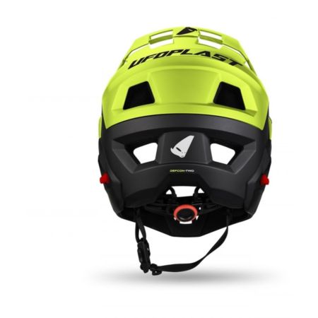 Kask UFO defcon two czarny/żółty neon rozmiar L/XL