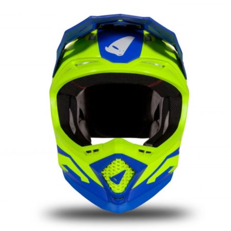 Kask echus UFO niebieski/żółty fluo S