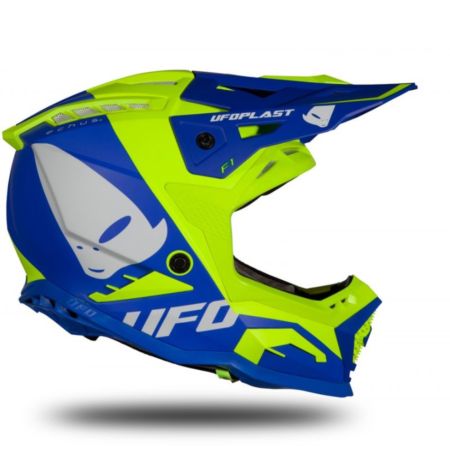 Kask echus UFO niebieski/żółty fluo S
