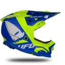 Kask echus UFO niebieski/żółty fluo S