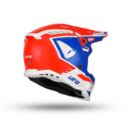 Kask echus UFO czerwony/niebieski/biały M