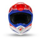 Kask echus UFO czerwony/niebieski/biały XL