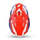 Kask echus UFO czerwony/niebieski/biały XL