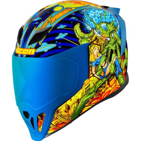 Kask ICON aflt bug-blitz bl XS