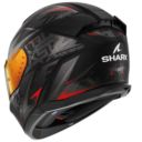 Kask shark d-skwal 3 blast-r mat black anth red s