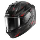 Kask shark d-skwal 3 blast-r mat black anth red m