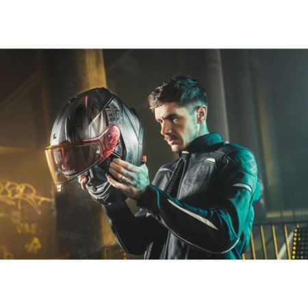 Kask shark d-skwal 3 blast-r mat black anth red m