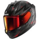 Kask shark d-skwal 3 blast-r mat black anth red l