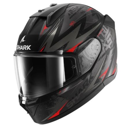 Kask shark d-skwal 3 blast-r mat black anth red l
