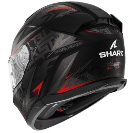 Kask shark d-skwal 3 blast-r mat black anth red l