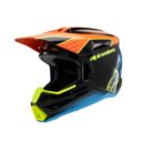 Kask ALPINESTARS yth sm3 fray blk/or/yl