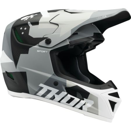 Kask THOR REFLEX SPORT CARBON GY/WH szary XS