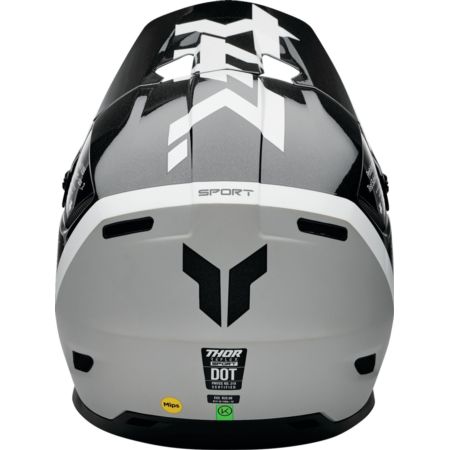 Kask THOR REFLEX SPORT RIOT BK/WH czarny XS