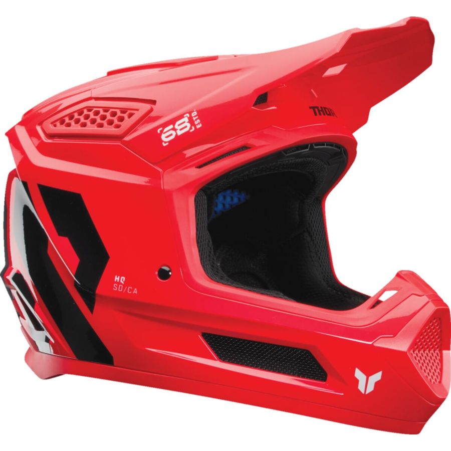 Kask THOR FLEET FORGE RED czerwony XS