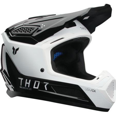 Kask THOR FLEET STORM BK/WH czarny XS