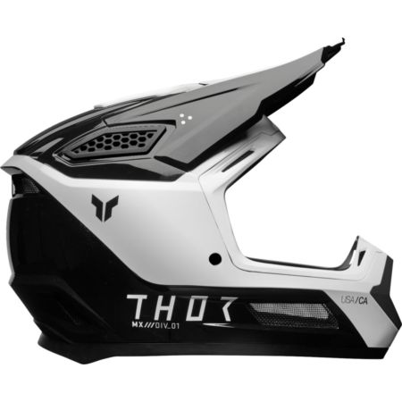 Kask THOR FLEET STORM BK/WH czarny XS