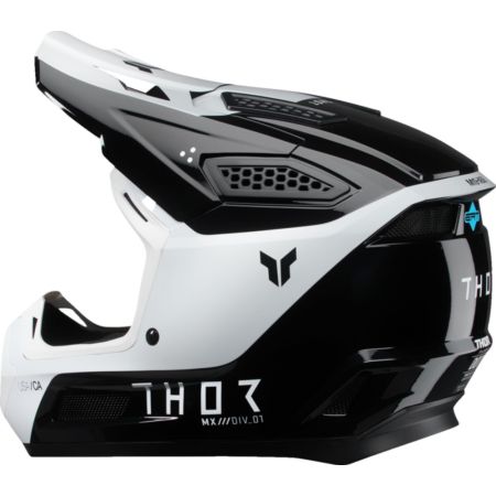 Kask THOR FLEET STORM BK/WH czarny XS