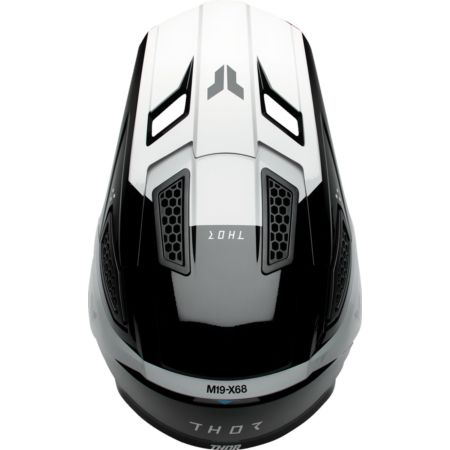 Kask THOR FLEET STORM BK/WH czarny XS