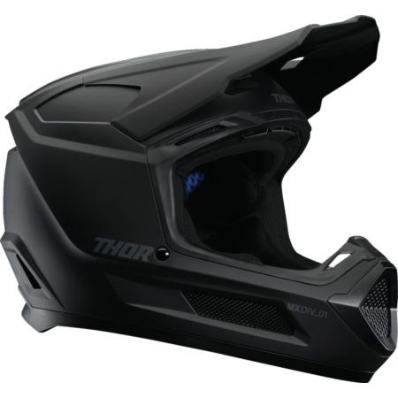 Kask THOR YOUTH FLEET BLACKOUT czarny S