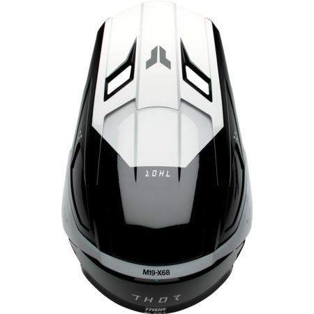 Kask THOR YOUTH FLEET STORM BK/WH czarny S