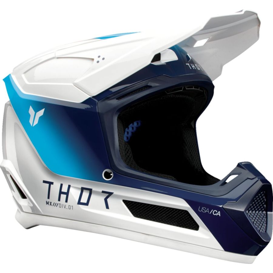 Kask THOR YOUTH FLEET STORM WH/NV biały S