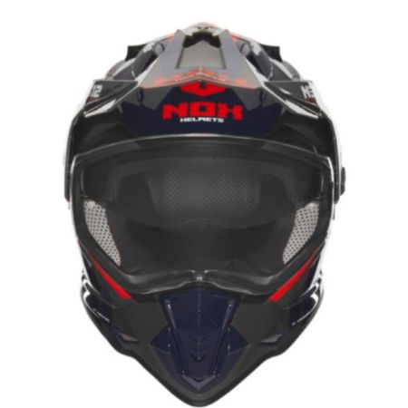 Kask NOX Dual off road N312 Vapor czarny L