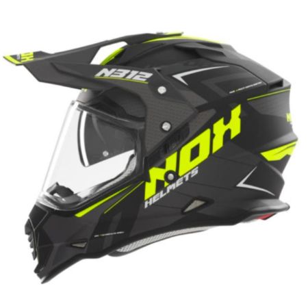 Kask NOX Dual Offroad Trail Duosport Fluo Mat L