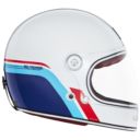 Kask NOX premium integralny Revenge Strobe biały L