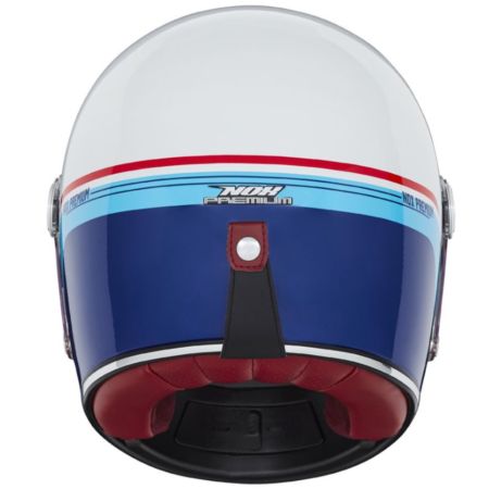 Kask NOX premium integralny Revenge Strobe biały L