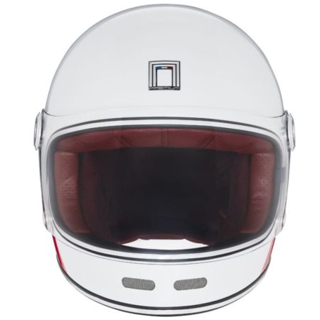 Kask NOX premium integralny Revenge Strobe biały L