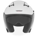 Kask NOX Otwarty Jet N130 biały połysk L