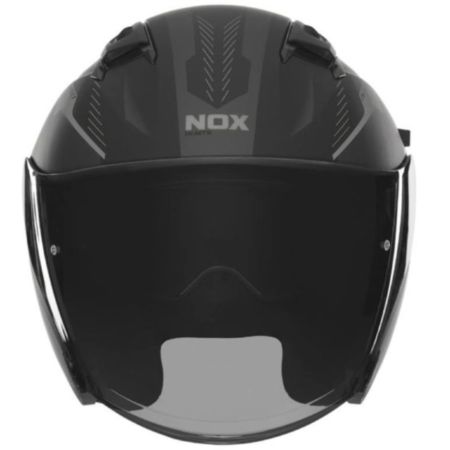 Kask NOX Otwarty Jet N130 czarny mat L