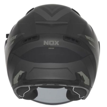 Kask NOX Otwarty Jet N130 czarny mat L