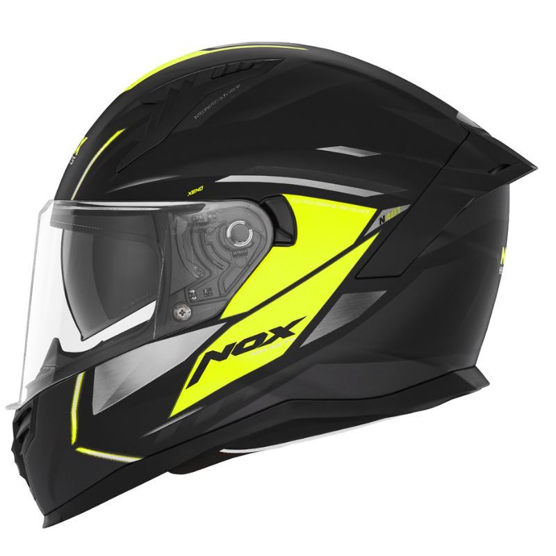 Kask NOX N401 integralny czarny mat L