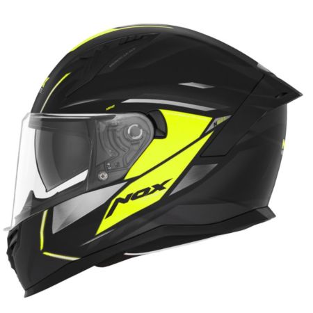 Kask NOX N401 integralny czarny mat L