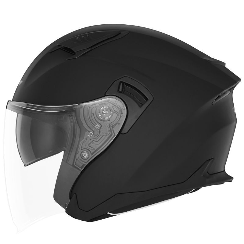 Kask NOX Otwarty Jet N130 Solid czarny mat XL