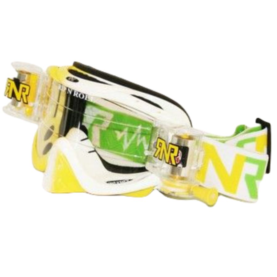 Gogle RIP N ROLL hybrid yellow/white roll off