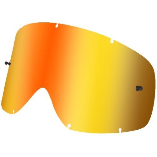 Szybka OAKLEY o frame lustrzana red fire p.