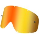 Szybka OAKLEY o frame lustrzana red fire p.