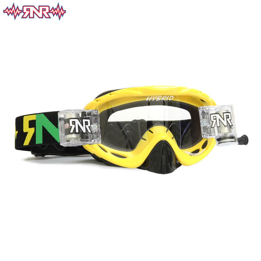 Gogle RIP N ROLL hybrid yellow roll off