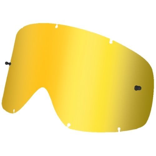 Szybka OAKLEY o frame lustrzana złota
