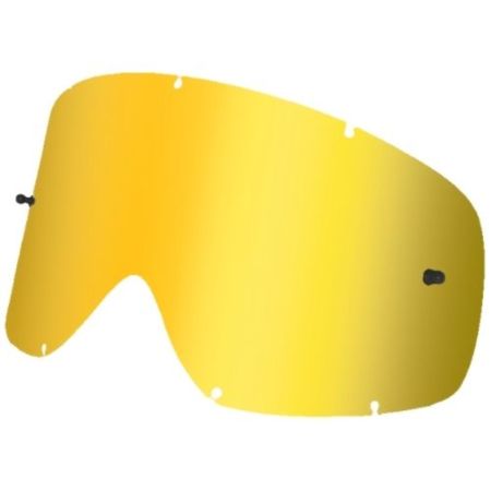 Szybka OAKLEY o frame lustrzana złota