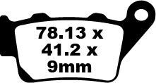 Klocki hamulcowe EBC FA BMW F850 G650 Klocki hamulcowe EBC FA BMW F850 G650