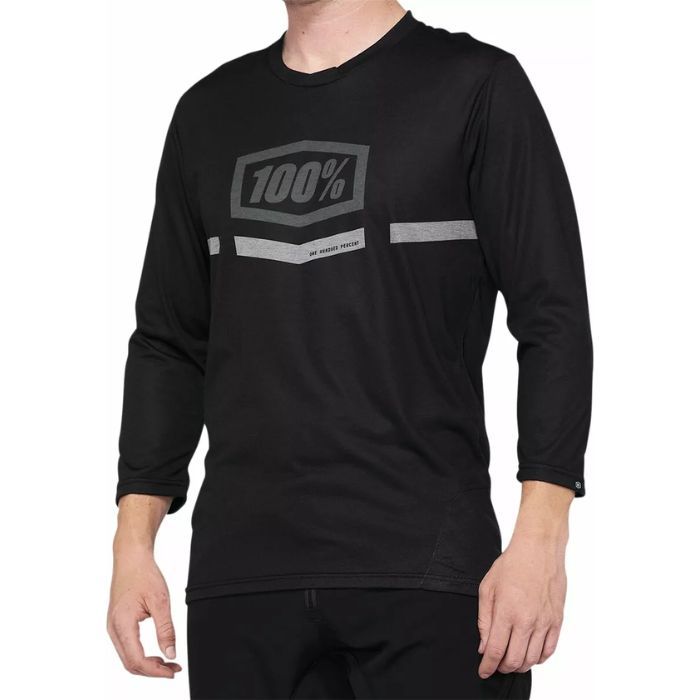 Bluza 100% airmatic 3/4 black l