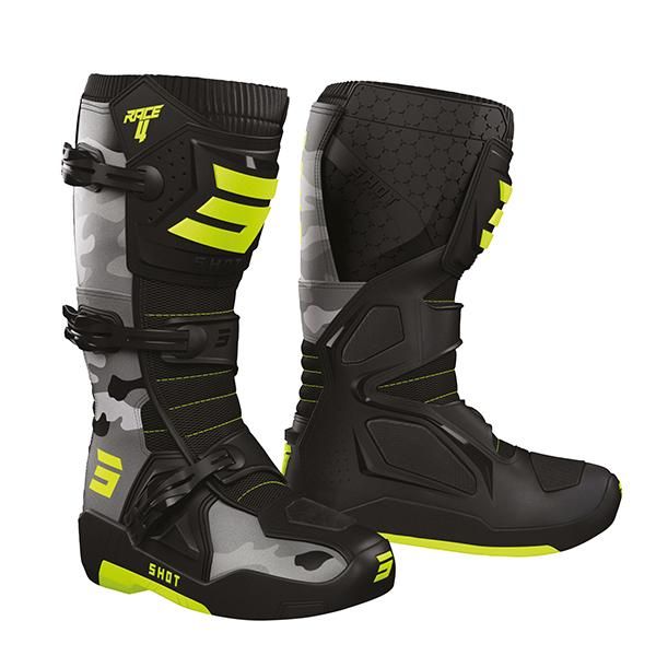 Buty SHOT race 4 camo yellow 44