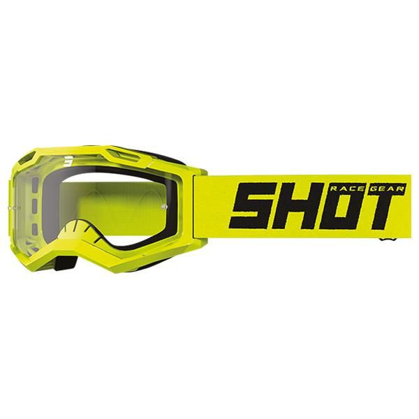 Gogle SHOT assault 2.0 solid neon_yell_glossy